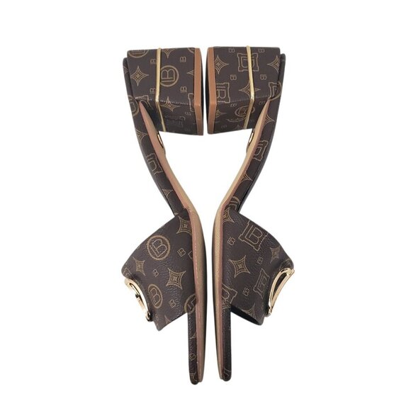 LAURA BIAGIOTTI SQUARE HEEL MULES - Picture 7 of 10